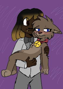 Mr.Debo and Bella by CatLovingLoser