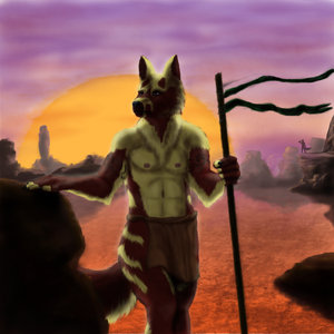 Vigilance at Dusk by Rhansid