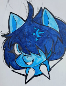 first art!!!! :3 hewwo by muRRvampire