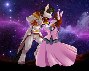 Wedding in the Cosmos by Keishinkae