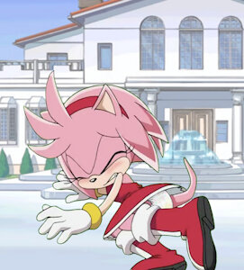 Amy Rose Sonic X diaper edit by MilestheHedgehog
