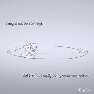 Not Spiraling by ChocolateKitsune