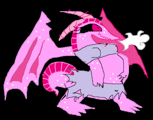 bimbo dragon by Clownstongue