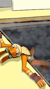 Daxter in water by EDHEZ