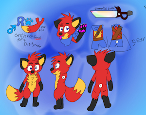Ray the Fox Ref. by RickNinja9