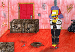 Selma Bouvier - Bound and Gagged by spyaroundhere35