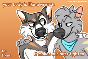 Valentine's Day 2025 card by CurlyShep