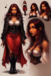 Karia Van Fiuren the Vampire by scorpianpp