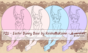 P2U Easter Bunny Base by AnkhsPawAfterDark