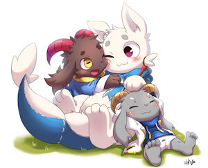 Goat friends by Lanxide