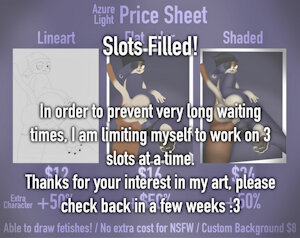 Commission Price Sheet (2025) by AzureLight