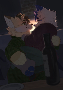 Birthday skeb commission by SnowyTheArcticFox