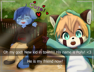 Gift: Samuel meets Polly! by SSam