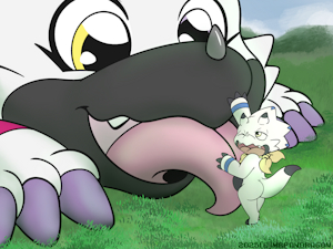 [Gift Art] Biiiig Licks! #SFW by mrpandragon