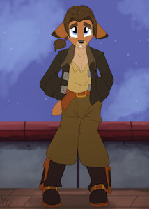 Jim as a deer by Fuf