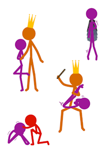 Purple and King Orange by Permafr0st