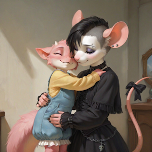 [Request] Even Goth Girls Need Hugs by yisikopato