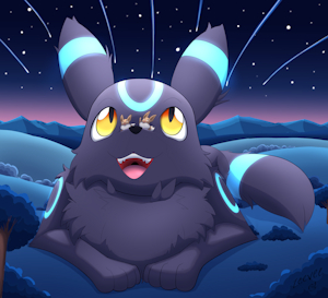Macro March - Day 26 - Umbreon by Zeevee