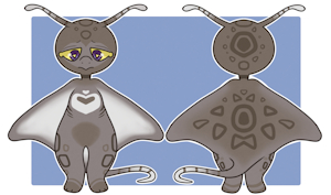 Alien Manta Boy by Free
