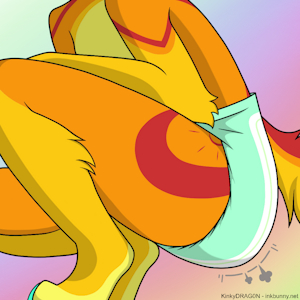 Sunset Wolf by KinkyDRAG0N
