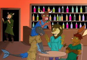‘Argument at the Tavern’ by raletheotter