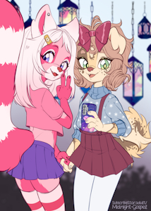 Friends by DemonKittyChar