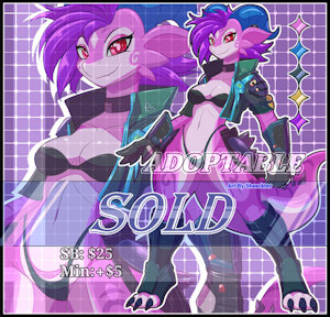 [ADOPTABLE] / Kobold Phamton CyberPunk by Sheecktor