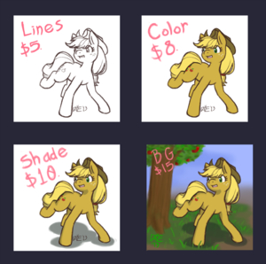 Commissions by Tinkertots