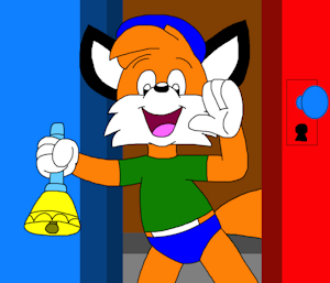 Billy the Fox Ring a School Bell by ToonlandianFox2002