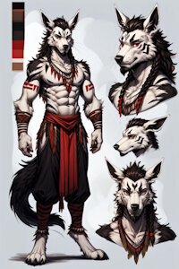 Akuna the Mightyena by scorpianpp