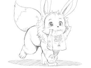 Sketch 336 - Eevee by WinickLim