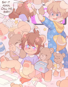 Be careful with what you say, or you could end up like this! 🍼 by Tanukeart