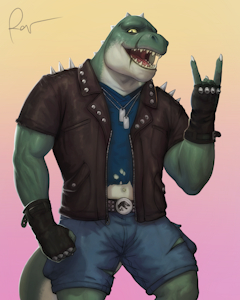 Metalhead T-rex by horserov