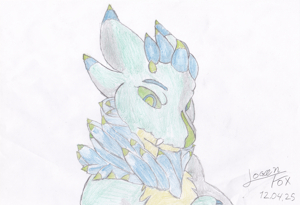 Pencil art of my friend Ronineter. by LoganFox86