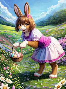 Easter Bunny Part 1 [SFW] by DoggyDaVinci101