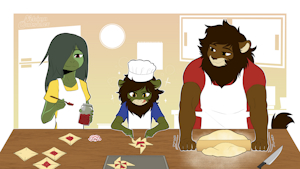 Family Baking by JustAnOutsider