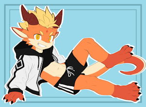 Tōga Hibaryū, New Sona! by DoragonTogarashi