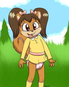 Happy Squirrel by ConejoBlanco