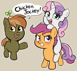 Chicken Jockey by HeshieokFasla