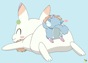 Tail Hugs by pichu90