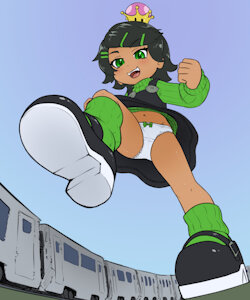 Vashiko's train stomp by AlloyRabbit