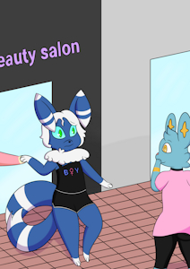 Day out shopping by Luckycaracalstudio
