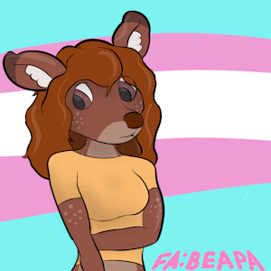 Commission for FalineDoe (without glasses and sign) by Beapa