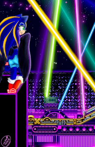 Commission: Rena In Stardust Speedway by MelSky