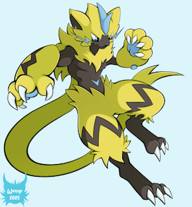 Zeraora by Weisyr
