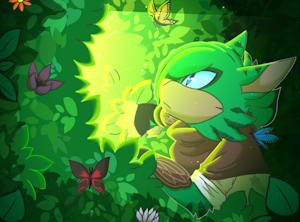 Forest Cat by YunieTrashmutt