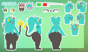 Crayon Reference Sheet- by PawRoniK