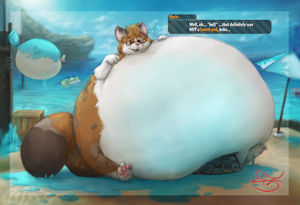 Cat Splat Balloon by 0neWithLogic