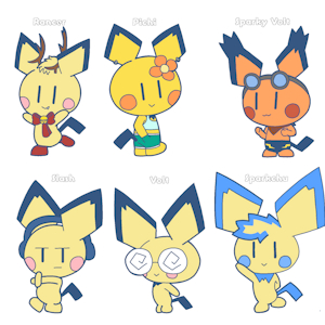 Pichu Hoarde 2 by Minussketch