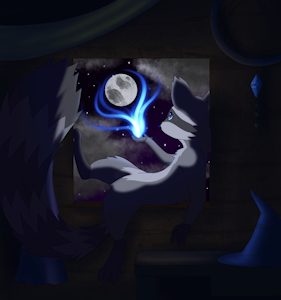 A little magic practice by WarlockRaccoon